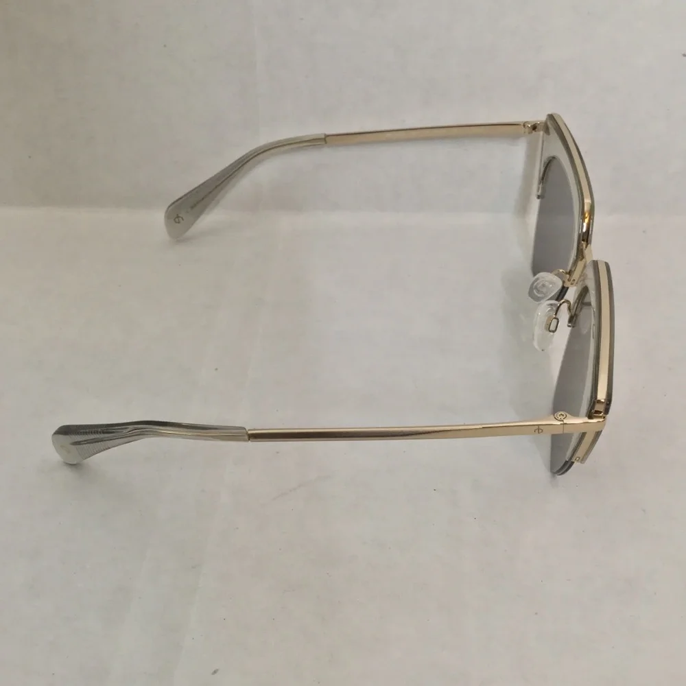 Rag & Bone Cat Eye Sunglasses Clear/Gold 51mm NWT